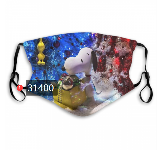 2020 Merry Christmas Dust mask with filter 23->mlb dust mask->Sports Accessory